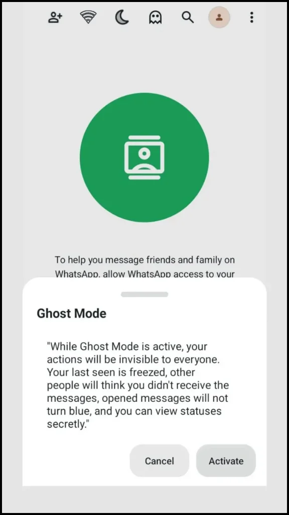 GB WhatsApp Ghost Mode
