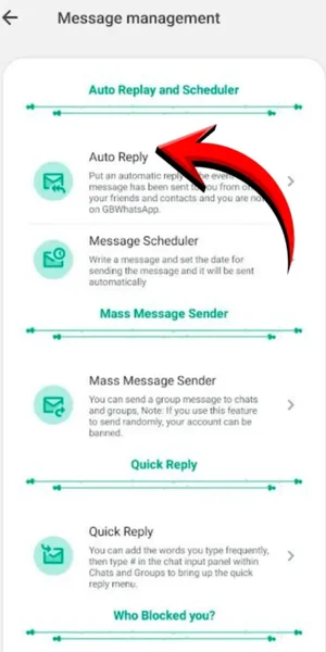 GB WhatsApp Auto Reply